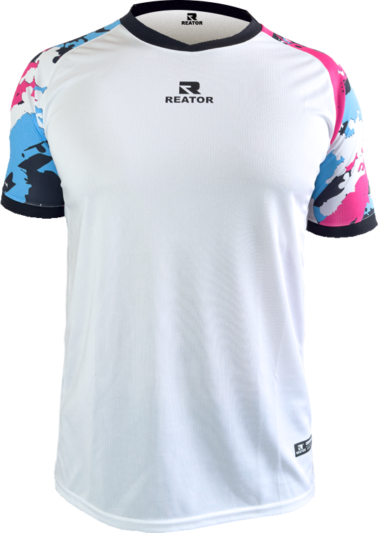 Jersey Reator Blanco/Azul/Rosa/Negro