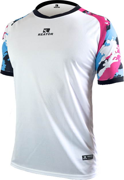 Jersey Reator Blanco/Azul/Rosa/Negro